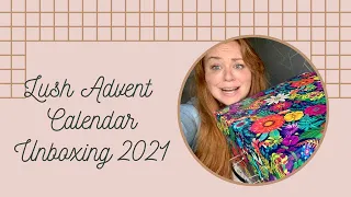 Lush Advent Calendar 2021 Unboxing