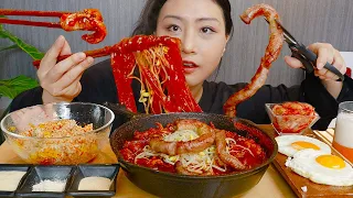 MUKBANG) 통곱창 국물닭발 먹방😋곱창 받고 당면에 날치알밥까지! asmr eating show