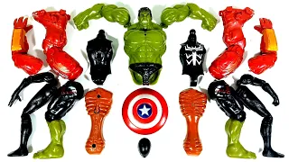 Merakit Mainan Siren Head Toys Vs Hulk Smash, Hulk Buster,Miles Morales Avengers Superhero Toys