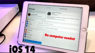 Install iOS 14 / iPadOS 14 Right now | No computer needed | works on both iPhone & iPad