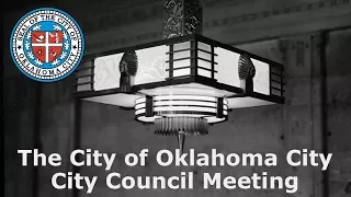 Oklahoma City City Council Meeting - Tuesday, December 19, 2017