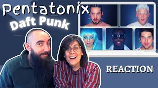 Pentatonix - Daft Punk (REACTION) with my wife