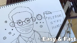 Happy Doctors Day 1st July | How to Turn Word Doctor to Cartoon