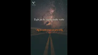 Soch na Sake song lyrics with English translation.