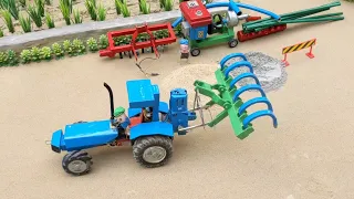 diy tractor mini cultivator machine with mini water pump science Project