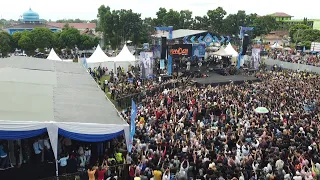 Lautan Manusia Konser "KANGEN Band" HUT OKUT  Ke-20 di Lapangan KONI Belitang, OKU Timur.