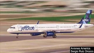 Eagle County Regional Airport-KEGE,A321 Jetblue Landing FSX