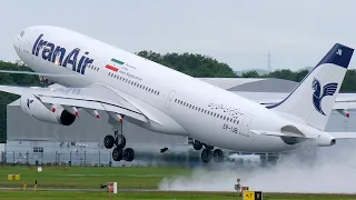 Iran Air INAUGURAL Flight to Manchester Airport- A330-200 from Tehran- July 2020