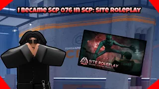 I became SCP 076 in SCP: Site Roleplay