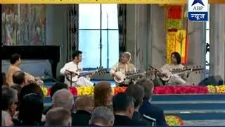 Amjad Ali Khan and sons perform 'Raga For Peace' for Peace Prize laureates