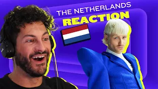 LET'S REACT TO EUROVISION 2024 🇳🇱 THE NETHERLANDS | JOOST KLEIN - EUROPAPA