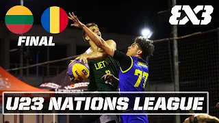 Lithuania vs Romania | Men's Final - Full Game | FIBA 3x3 U23 Nations League 2021 | Stop 4