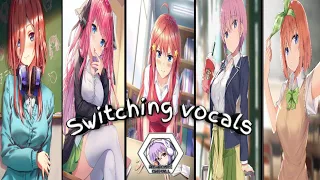 Nightcore ~ Girls like you × Friends × Thank u, next & MORE!( Switching Vocals/Mashup) - Lyrics