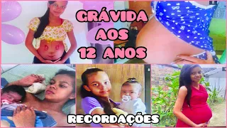 GRÁVIDA AOS 12 ANOS / MUITO EMOCIONANTE / RECORDAÇÕES / MINHA GRAVIDEZ 😭💖 | Mãe Aos 13