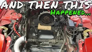 PULLING THE FD RX-7's BLOWN ROTARY ENGINE!