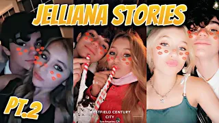 ALL JELLIANA SNAPCHAT AND INSTAGRAM STORIES PART 2💛| Elliana Walmsley and Jentzen Ramirez