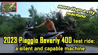 2023 Piaggio Beverly 400 test ride: a silent and capable machine