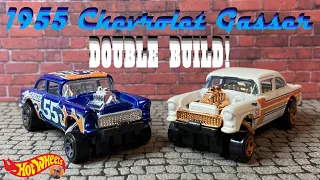 Hot Wheels 1955 Chevy Gasser CUSTOM DOUBLE BUILD!