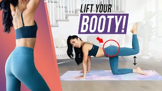 15 Minute Pilates Booty Workout (no equipment)... this will BURN 🔥