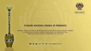 National Council of Provinces Plenary Meeting, 16th November 2021