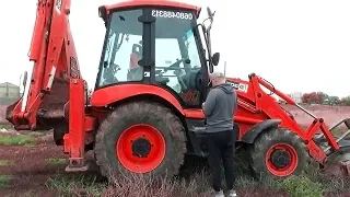 The Tractor Excavator broken down Ride on POWER WHEEL Plane Help | Excavator for kids