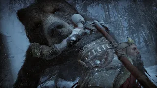 GOD OF WAR RAGNAROK - "Bjorn" Giant Bear Boss Fight | 4K 60FPS