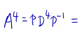 Power of 2x2 Matrix using Diagonalisation