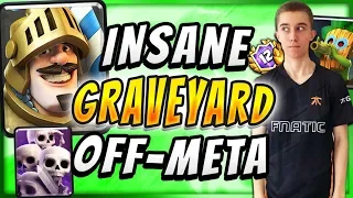 YOUR OPPONENT WILL NEVER EXPECT THIS! CRAZY GRAVEYARD DECK — Clash Royale