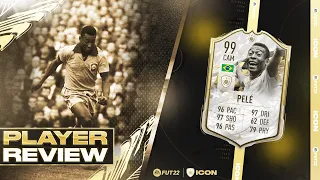 25 SQUADS?! 😂😳 99 PIM ICON PELE PLAYER REVIEW - FIFA 22 ULTIMATE TEAM