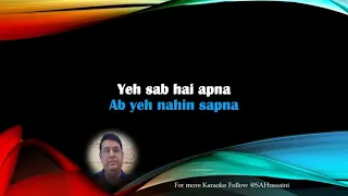 Akele Hai Tou Kya Gham Hai HD Karaoke with Female Voice