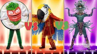 California Rolls, Macaw, & Medusa Sing "Runaway Baby" By Bruno Mars | Masked Singer | S9 E13