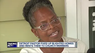 Detroit pastor fixes up blighted homes and rents them to church members