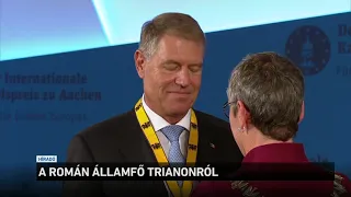 A román államfő Trianonról