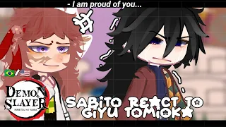 •|Sabito react to Giyu Tomioka|• GACHA CLUB 🇧🇷/🇺🇲