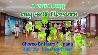 I Can Buy MySelf Flowers Line dance || Choreo by Harry Samana || Beginner Level || INA , Feb 2023