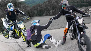 EXPLORING WITH THE SUPERMOTO FT ROK BAGOROS (ITALY 2020) - SUPERMOTO ITALY 2020