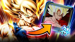 LF NAMEK GOKU FEELS MUCH STRONGER WITH HIS NEW GODLY PLAT! | Dragon Ball Legends