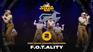 VOLGA CHAMP XIII |  BEST SHOW JUNIORS BEGINNERS | 2nd place |   F.O.T.ALITY