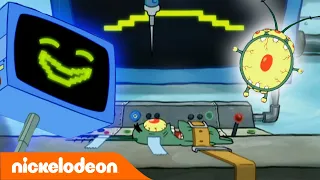 SpongeBob SquarePants | Terbaik dari Plankton dan Karen | Nickelodeon Bahasa