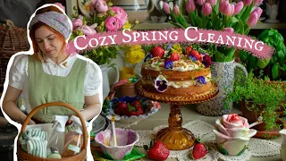 Cozy Spring Baking: Maple Walnut Cake 🍰 Natural DIY Spring Cleaning Recipes 🧹 Country Life ASMR