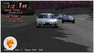 Gran Turismo 2 (PS1) Arcade - Easy A Class on High Speed Ring - DuckStation Emulation