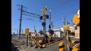 (7)Railroad Crossing on a sunny day,fumikiri,Shiiizuoka,JAPAN