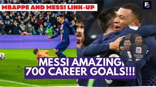 Lionel Messi Scored AMAZING 700 Career Goals vs Marseille - Messi BEAUTIFUL PASS to Mbappe goals