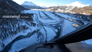 Helicopter Flight to Engadin Airport Heli Rezia AS350 Ecureuil 04.01.2023