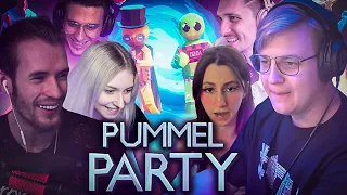 Пятёрка играет в Pummel Party (Заквиель, exx1dae, mellsher, Cонечка,ДжекЛуни) Нарезка стрима ФУГА TV