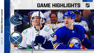 Canucks @ Sabres 11/15 | NHL Highlights 2022