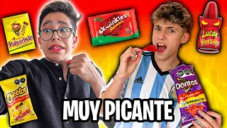 MI AMIGO ARGENTINO PRUEBA DULCES MEXICANOS [ SUPER PICANTE ]