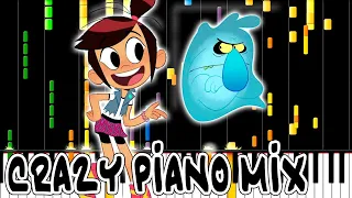 Crazy Piano Mix! THE GHOST AND MOLLY MCGEE Main Theme