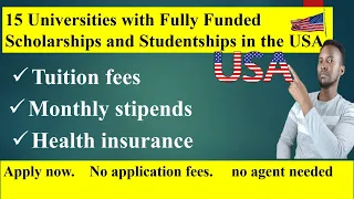 Graduate assistantship in USA/15universities with fullFunded assistantship for international student