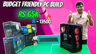 Budget Friendly PC Build | RS 65K | i5 - 13500 | PC Setup India